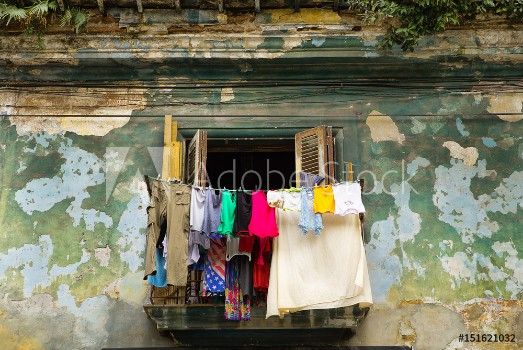 Bild på havana balcony for drying washed clothes